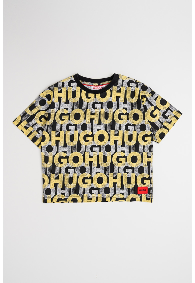 Тениска с монограм HUGO