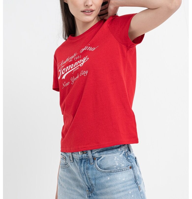 Тениска с надпис Tommy Jeans