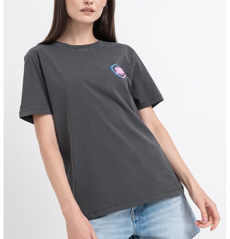 Тениска с неонов принт Tommy Jeans