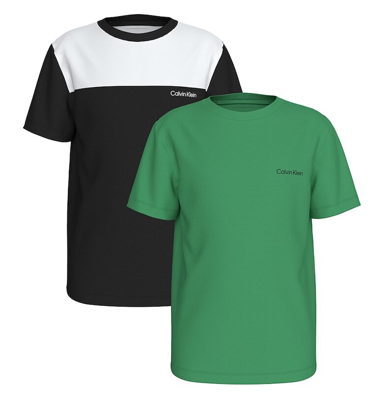 Тениска с овално деколте - 2 броя CALVIN KLEIN