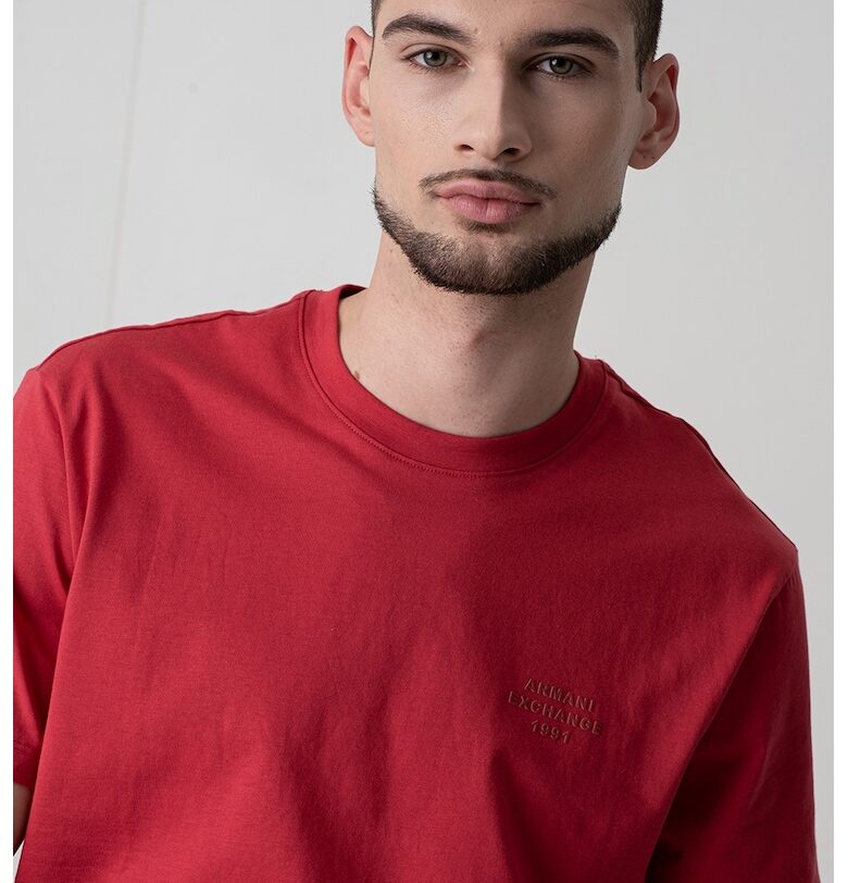 Тениска с овално деколте ARMANI EXCHANGE