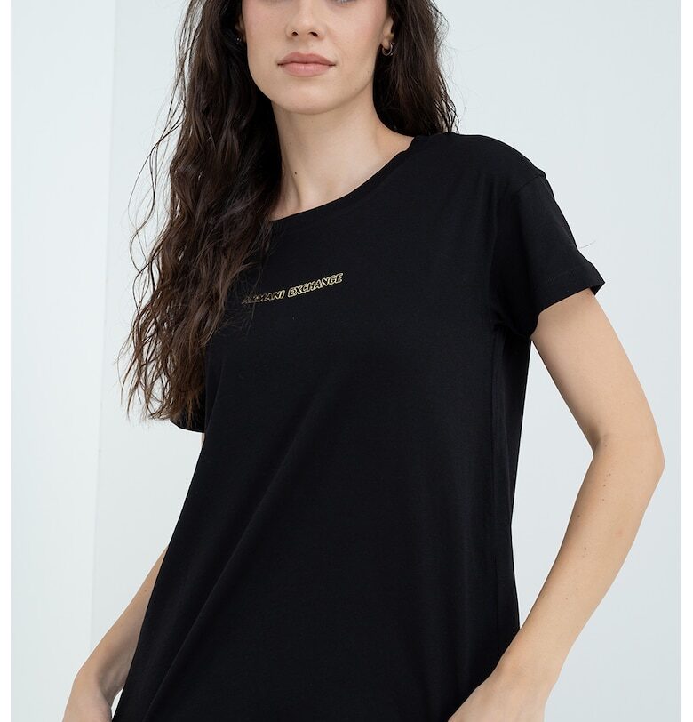 Тениска с овално деколте ARMANI EXCHANGE