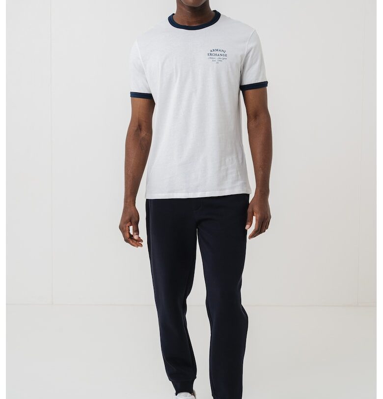 Тениска с овално деколте ARMANI EXCHANGE