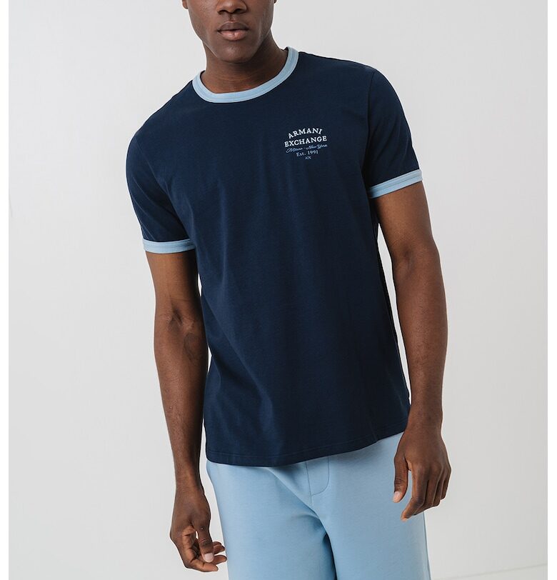 Тениска с овално деколте ARMANI EXCHANGE