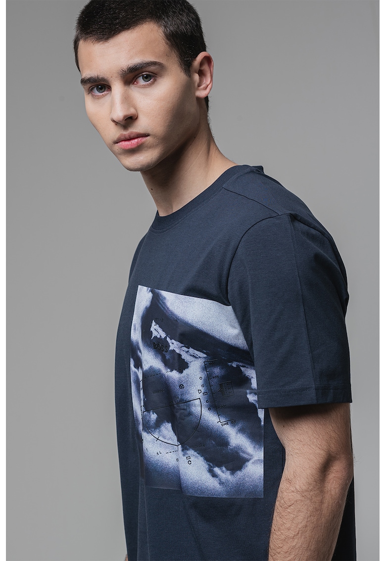 Тениска с овално деколте BOSS