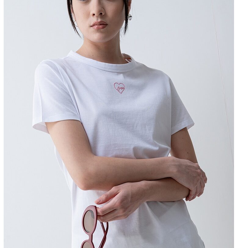 Тениска с овално деколте BOSS