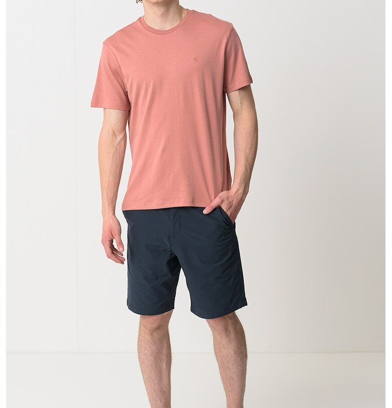 Тениска с овално деколте CALVIN KLEIN