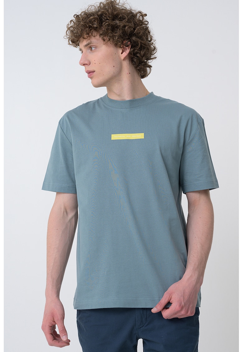 Тениска с овално деколте CALVIN KLEIN JEANS