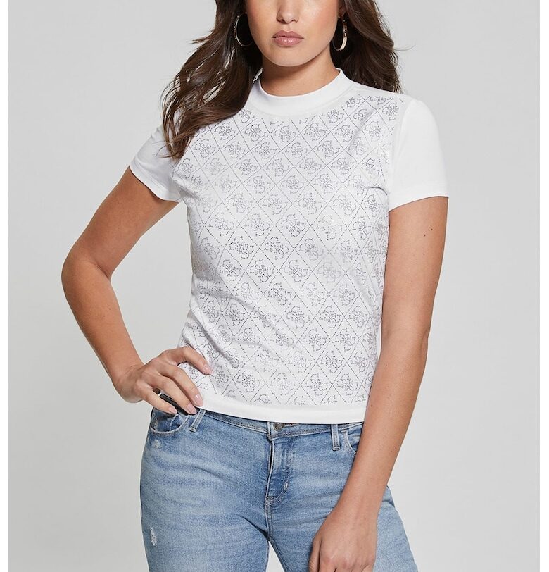 Тениска с овално деколте GUESS