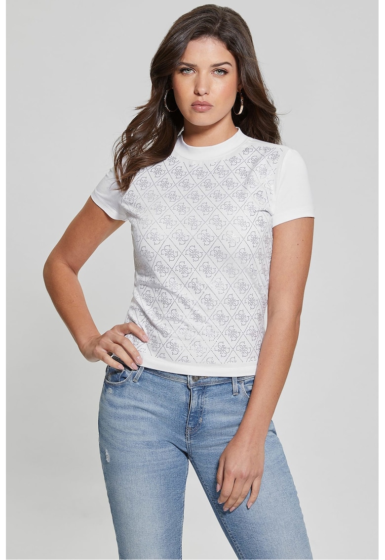 Тениска с овално деколте GUESS