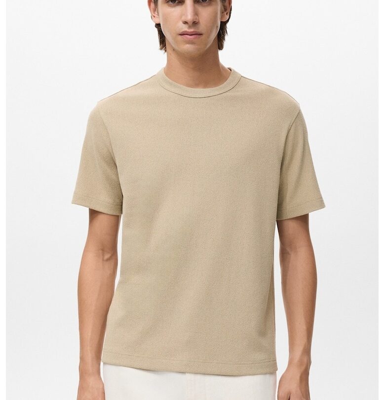 Тениска с овално деколте Mango