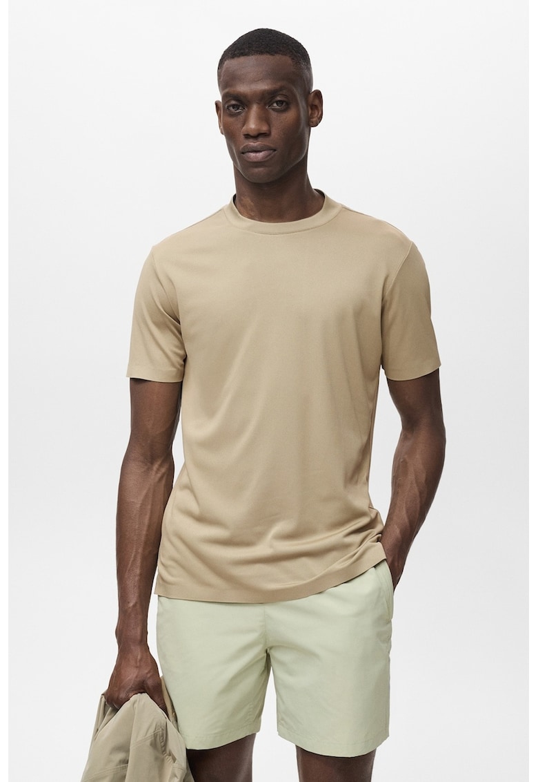 Тениска с овално деколте Mango