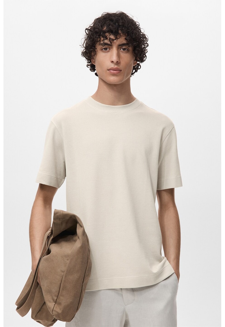 Тениска с овално деколте Mango