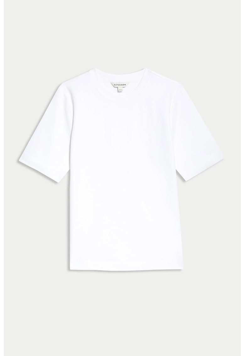 Тениска с овално деколте Marks  Spencer