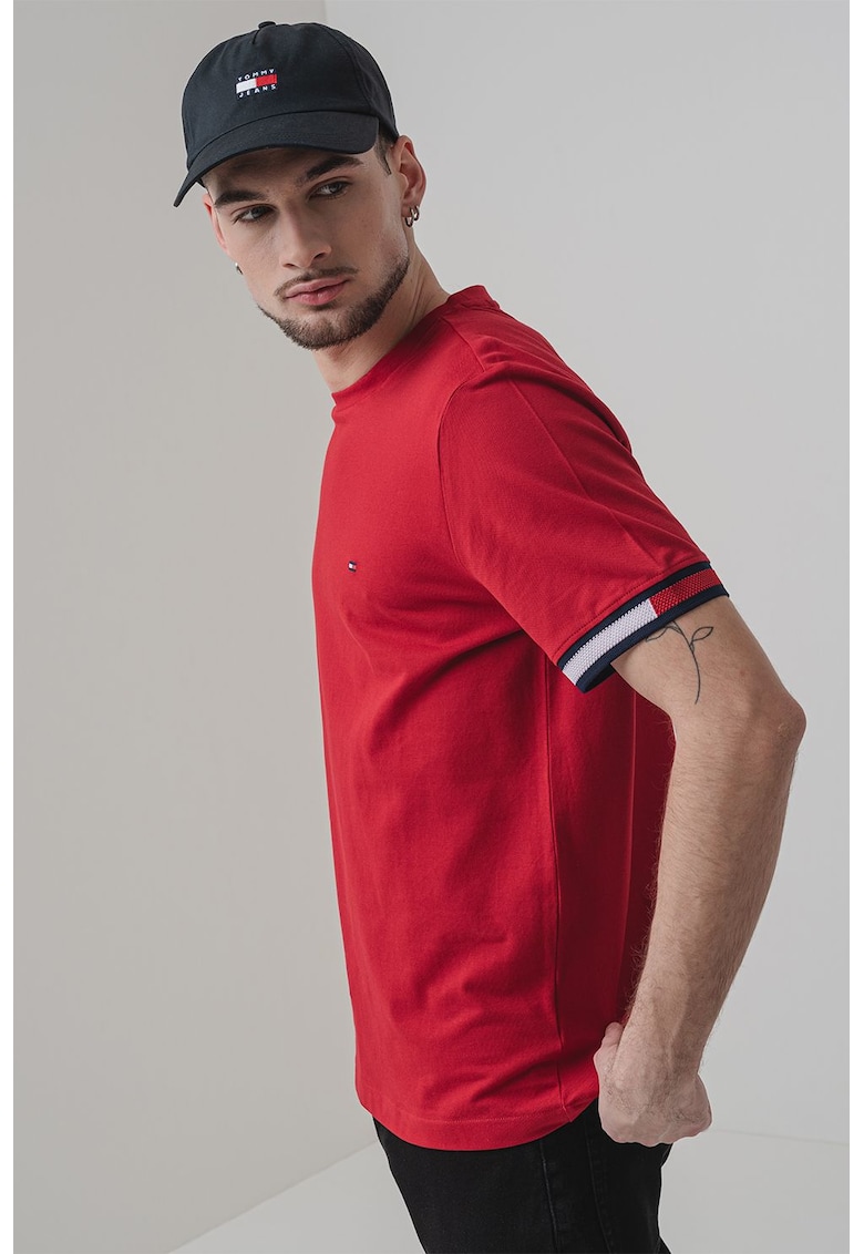 Тениска с овално деколте Tommy Hilfiger