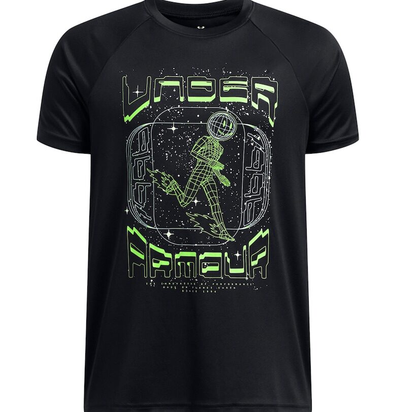 Тениска с овално деколте и графика Under Armour