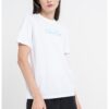 Тениска с овално деколте и лого CALVIN KLEIN JEANS