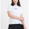 Тениска с овално деколте и лого CALVIN KLEIN JEANS