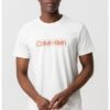 Тениска с овално деколте и лого CALVIN KLEIN JEANS