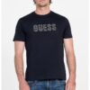 Тениска с овално деколте и лого GUESS