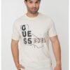Тениска с овално деколте и лого GUESS