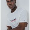 Тениска с овално деколте и лого Tommy Jeans