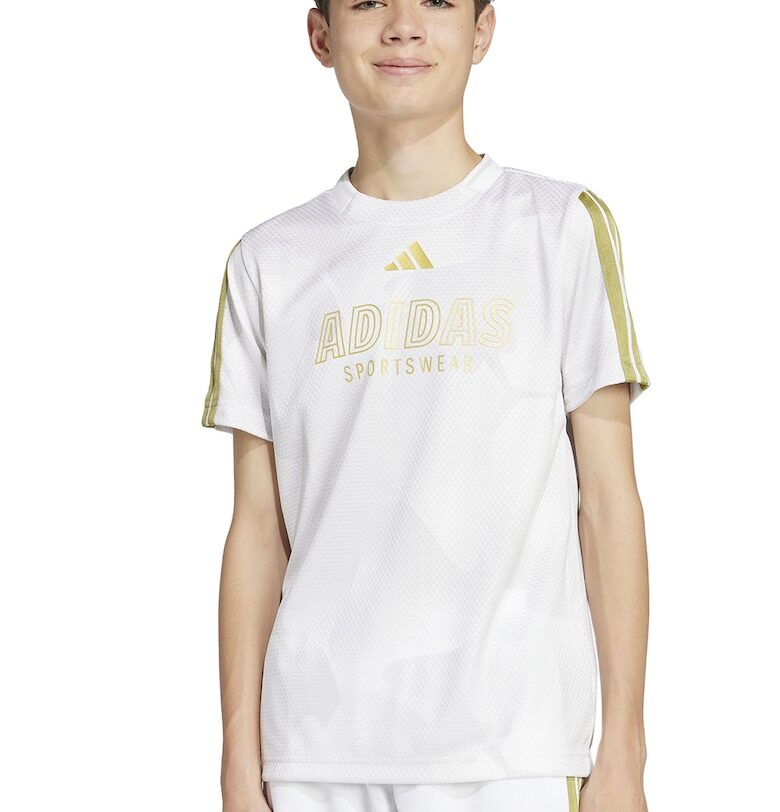 Тениска с овално деколте и лого adidas Sportswear
