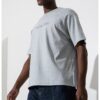 Тениска с овално деколте и паднали ръкави CALVIN KLEIN