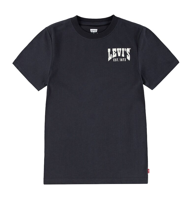 Тениска с овално деколте и шарка Levis