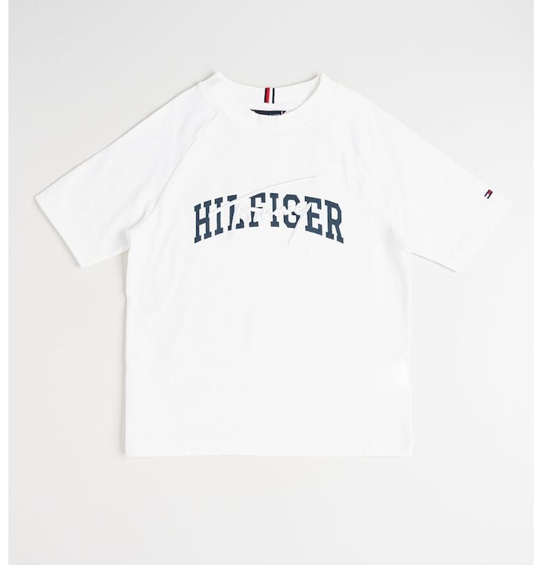 Тениска с овално деколте и шарка Tommy Hilfiger