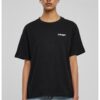 Тениска с овално деколте и шарка на гърба Mister tee