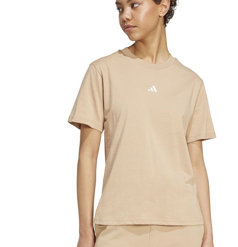 Тениска с овално деколте с лого adidas Sportswear