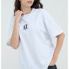 Тениска с паднали ръкави ARMANI EXCHANGE