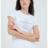 Тениска с памук и лого ARMANI EXCHANGE