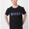 Тениска с памук с лого BOSS