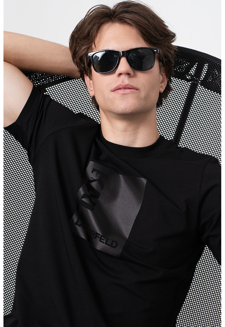 Тениска с памук с лого Karl Lagerfeld