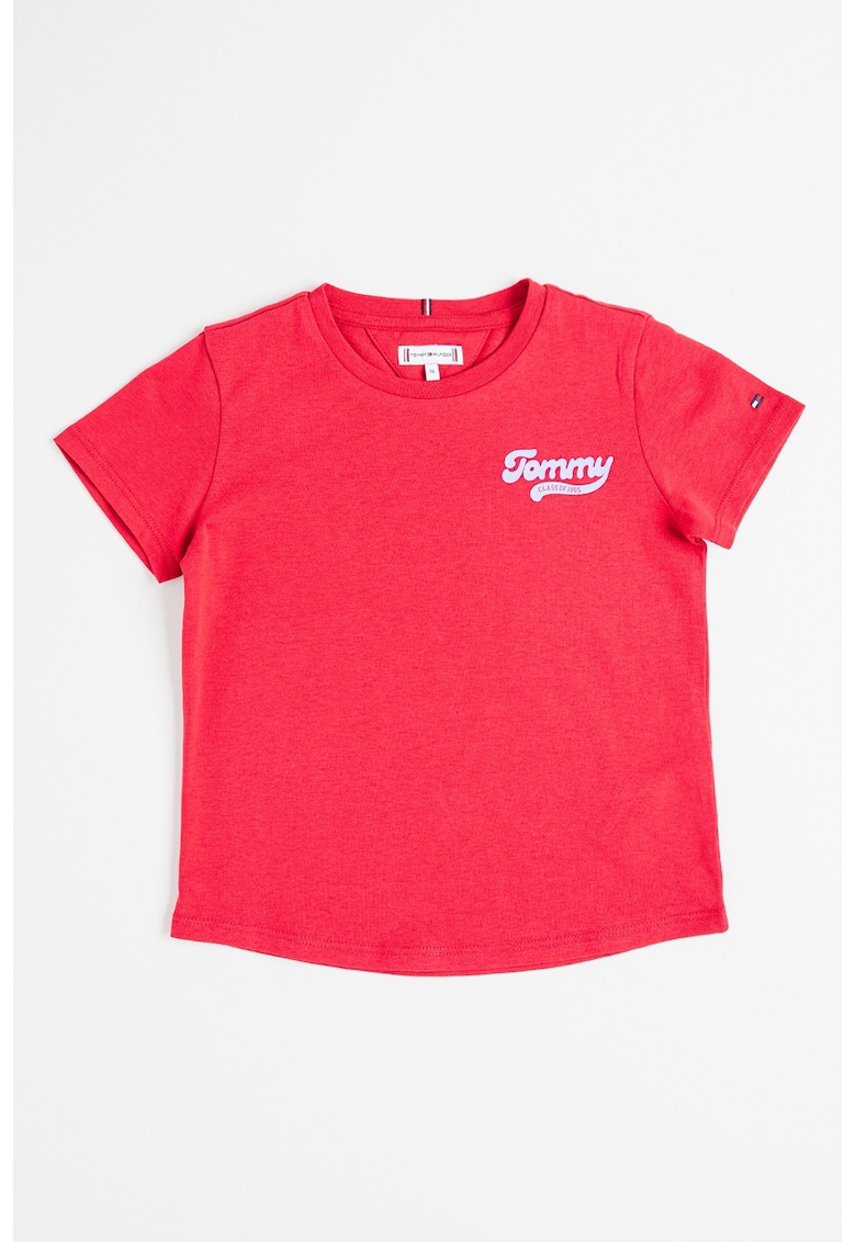 Тениска с памук с лого Tommy Hilfiger