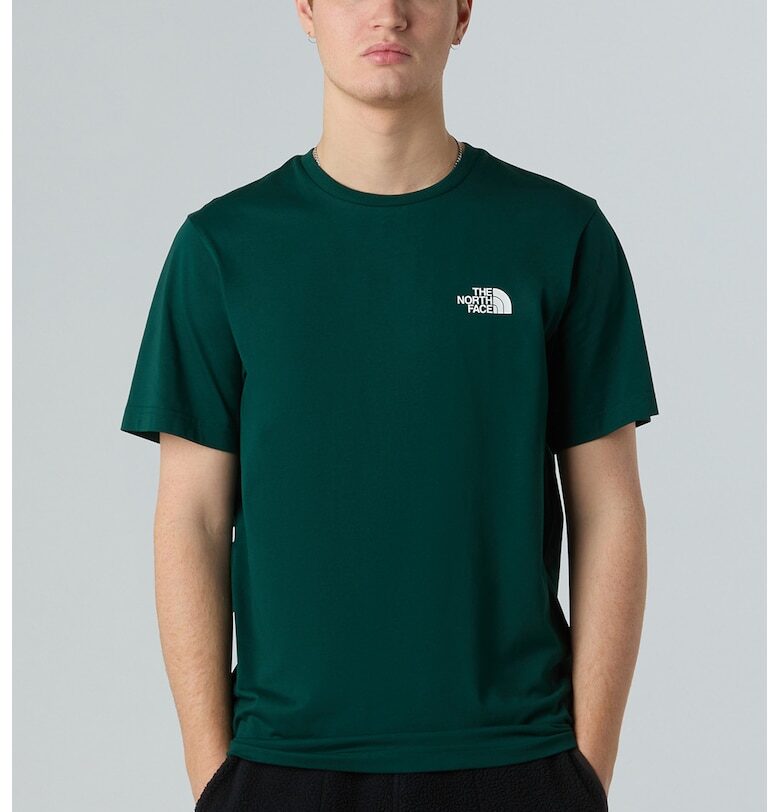 Тениска с памук с овално деколте The North Face