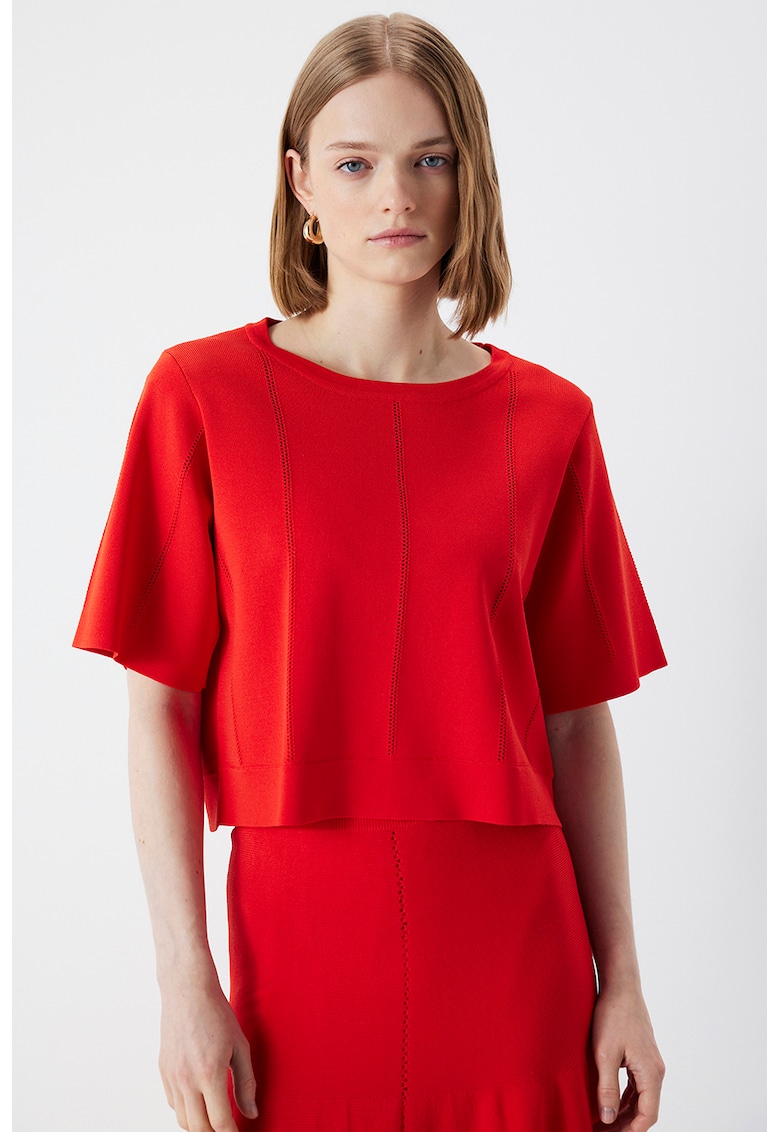 Тениска с перфорации Ipekyol