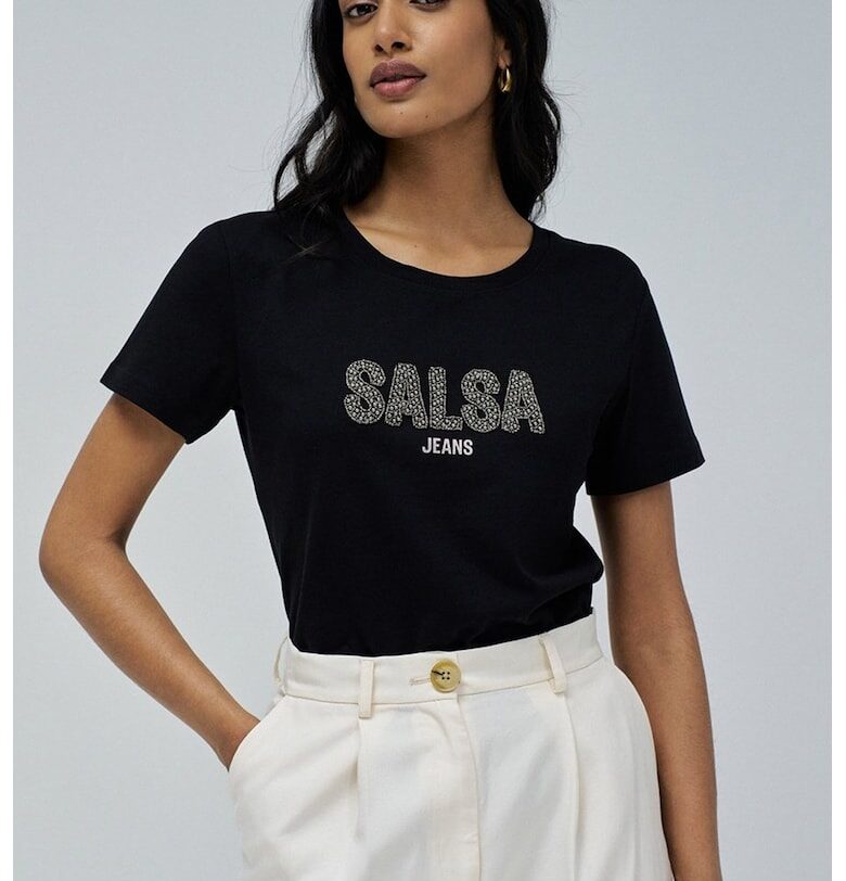 Тениска с принт Salsa Jeans