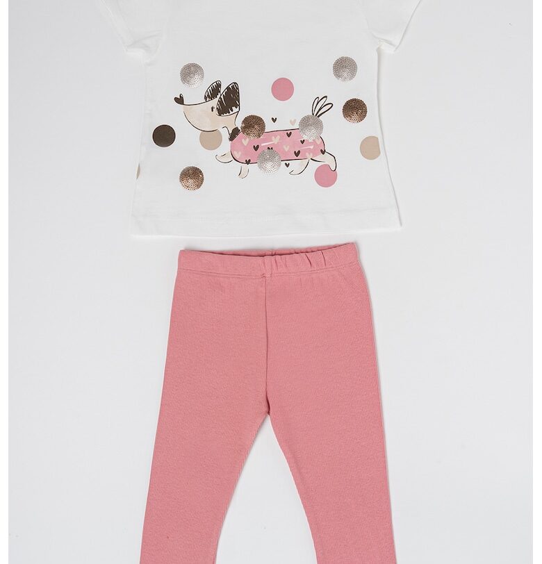 Тениска с принт и клин - 2 части Mayoral