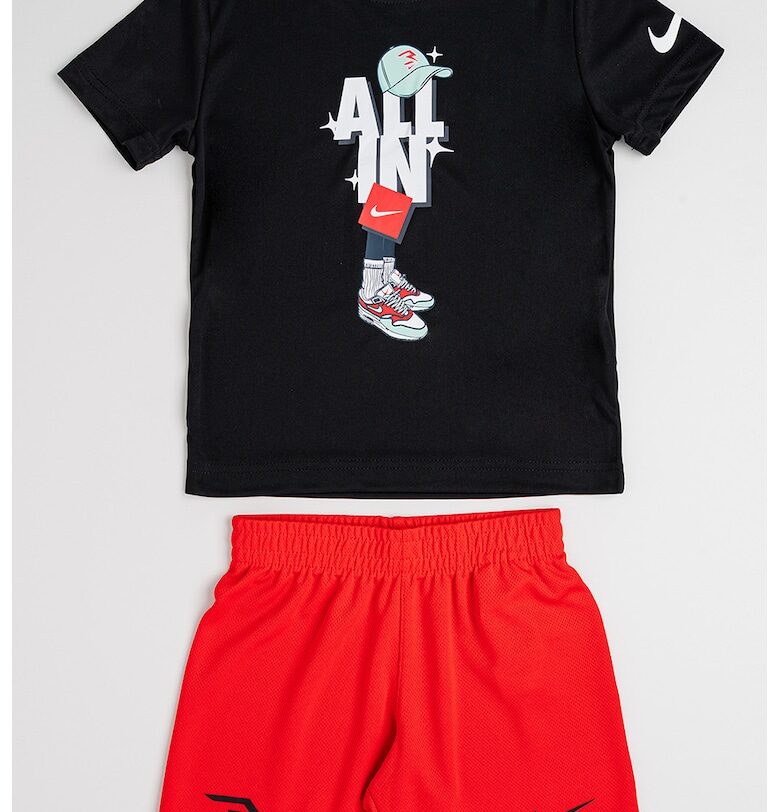 Тениска с принт и къс панталон - 2 части Nike