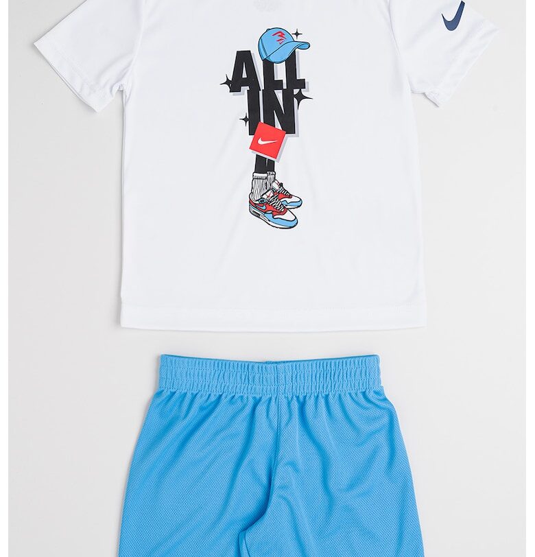Тениска с принт и къс панталон - 2 части Nike