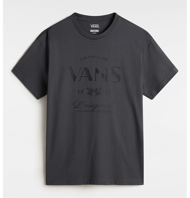 Тениска с принт и овално деколте Vans