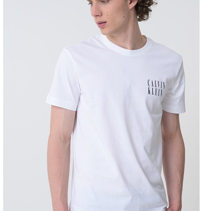 Тениска с принт на гърба CALVIN KLEIN JEANS