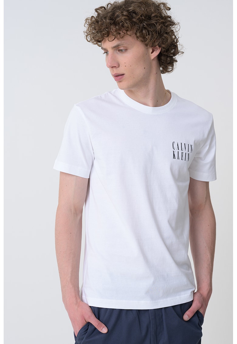 Тениска с принт на гърба CALVIN KLEIN JEANS