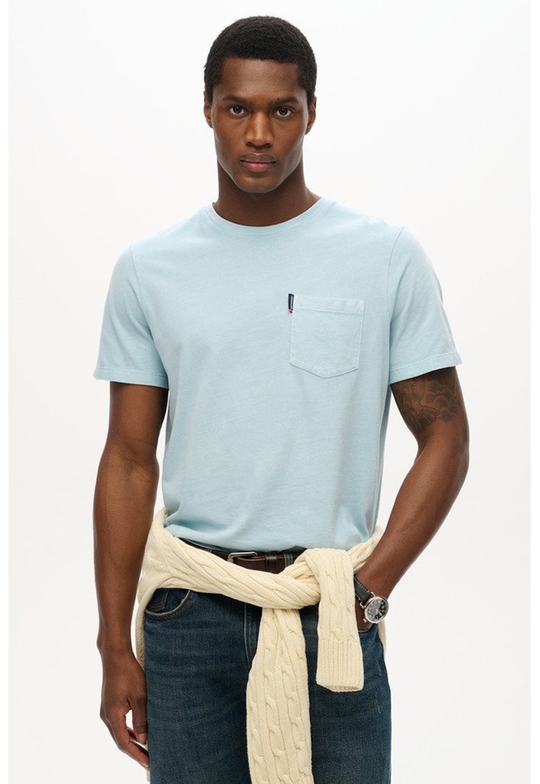 Тениска с пришити джобове на гърдите SD0APM1012206A000000 SUPERDRY