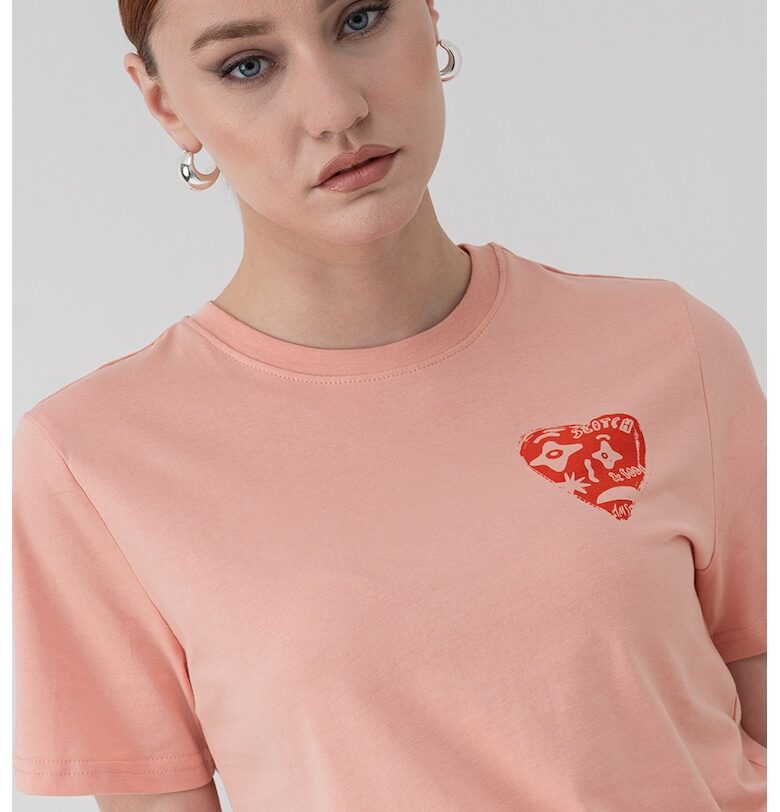 Тениска с фигурален принт Scotch  Soda