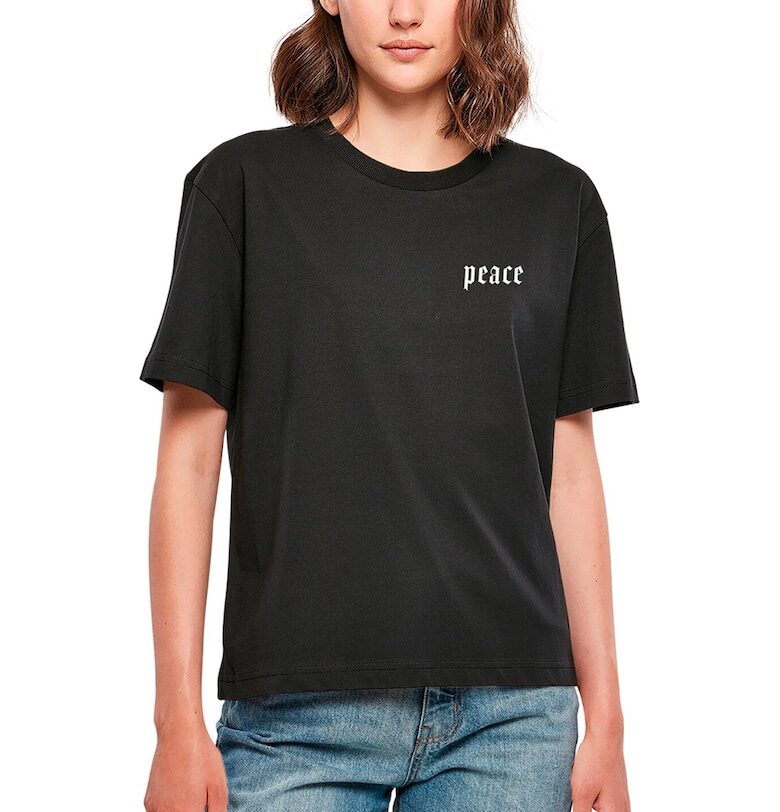 Тениска с фото щампа на гърба Mister tee