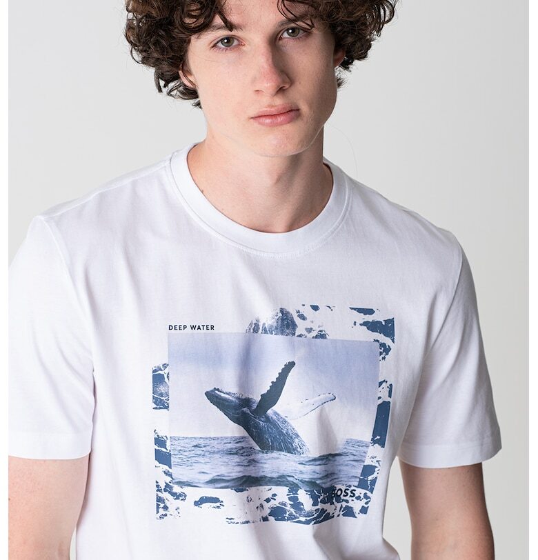 Тениска с фотопринт BOSS